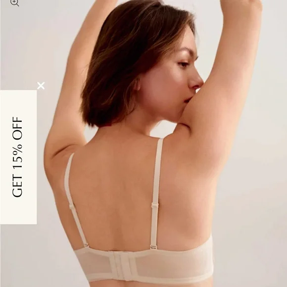 Neiwai Essentials Bandeau Bra NWT Size S - Picture 4 of 9